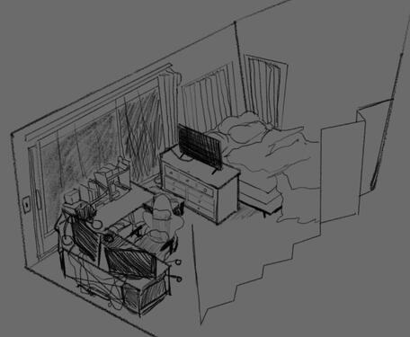 Study of my old "room"