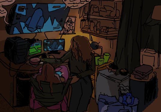 Another room study, as we watch Tomato Gaming